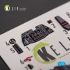 KELIK K72145 Me 163 B/S Komet - interior 3D decals for Hobby 2000/Academy kit 1/72